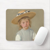Mary Cassatt - Kind in einem Strohhut Mousepad (Mit Mouse)