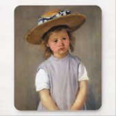 Mary Cassatt "Kind in einem Strohhut " Mousepad (Vorne)