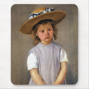 Mary Cassatt "Kind in einem Strohhut " Mousepad
