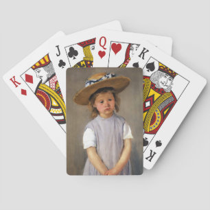 Mary Cassatt "Kind in einem Strohhut" Spielkarten
