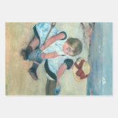 Mary Cassatt - Kinder, die am Strand spielen Geschenkpapier Set (Vorderseite 2)