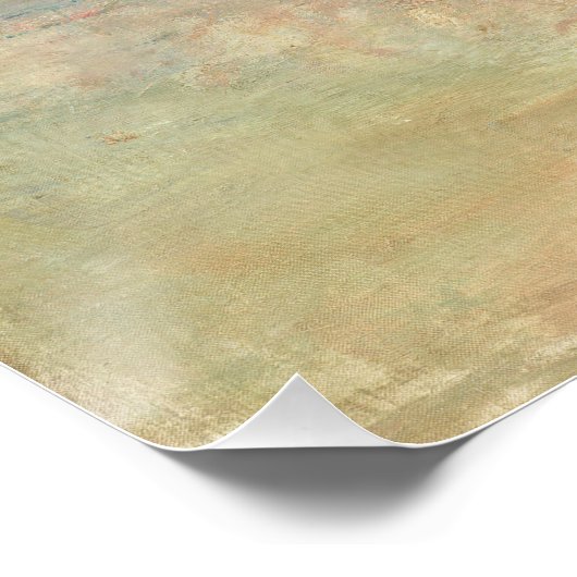 Mary Cassatt - Kinder, die am Strand spielen Poster (Ecke)