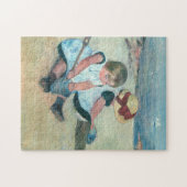 Mary Cassatt - Kinder, die am Strand spielen Puzzle (Horizontal)