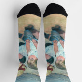 Mary Cassatt - Kinder, die am Strand spielen Socken (Oben)