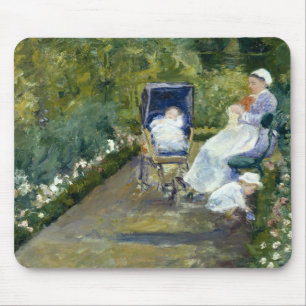 Mary Cassatt - Kinder in einem Garten Mousepad