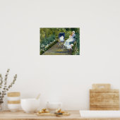 Mary Cassatt - Kinder in einem Garten Poster (Küche)