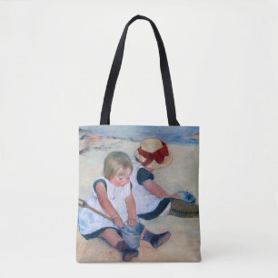 Mary Cassatt Kinder spielen am Strand 1884 Tasche