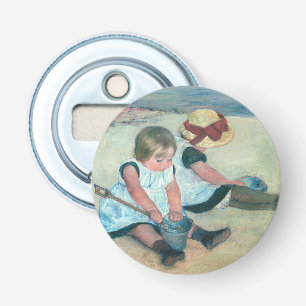 Mary Cassatt - Kinder spielen am Strand Flaschenöffner