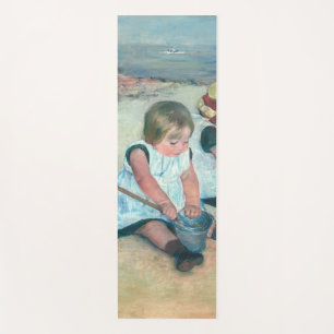 Mary Cassatt - Kinder spielen am Strand Yogamatte