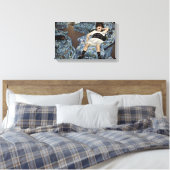 Mary Cassatt - Kleines Mädchen in blauem Sessel Leinwanddruck (Insitu (Schlafzimmer))