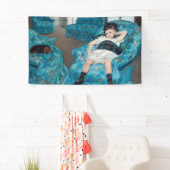 Mary Cassatt - Kleines Mädchen in einem blauen Ses Banner (Insitu)