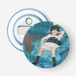 Mary Cassatt - Kleines Mädchen in einem blauen Ses Flaschenöffner