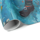 Mary Cassatt - Kleines Mädchen in einem blauen Ses Geschenkpapier (Rolleneckpunkt)