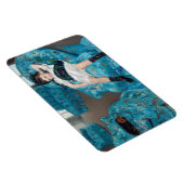 Mary Cassatt - Kleines Mädchen in einem blauen Ses Magnet (Rechte Seite)