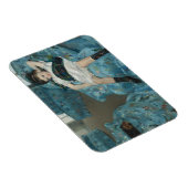 Mary Cassatt - Kleines Mädchen in einem blauen Ses Magnet (Rechte Seite)