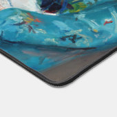 Mary Cassatt - Kleines Mädchen in einem blauen Ses Schreibtischunterlage (Ecke)