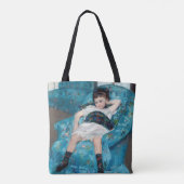 Mary Cassatt - Kleines Mädchen in einem blauen Ses Tasche (Rückseite)