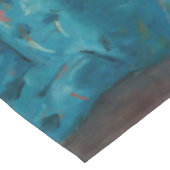 Mary Cassatt - Kleines Mädchen in einem blauen Ses Tischdecke (Schrägansicht)