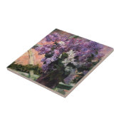 Mary Cassatt - Lilacs in einem Fenster Fliese (Seite)