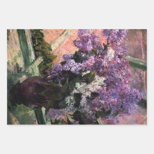 Mary Cassatt - Lilacs in einem Fenster Geschenkpapier Set (Vorderseite 2)