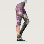 Mary Cassatt - Lilacs in einem Fenster Leggings (Rechts)