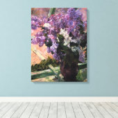 Mary Cassatt - Lilacs in einem Fenster Leinwanddruck (Insitu (Holzboden))