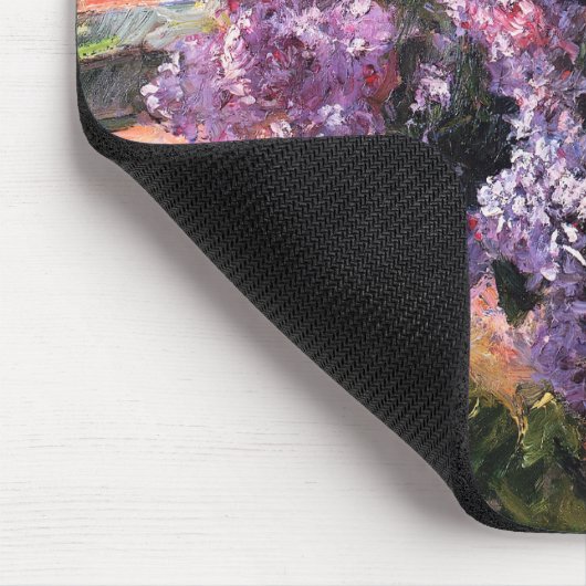 Mary Cassatt - Lilacs in einem Fenster Mousepad (Ecke)