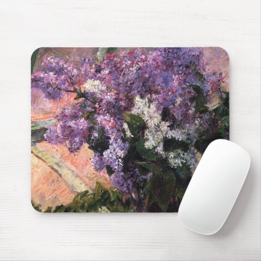 Mary Cassatt - Lilacs in einem Fenster Mousepad (Mit Mouse)