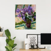 Mary Cassatt Lilacs in einem Fenster Poster (Heimbüro)