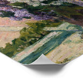 Mary Cassatt - Lilacs in einem Fenster Poster (Ecke)