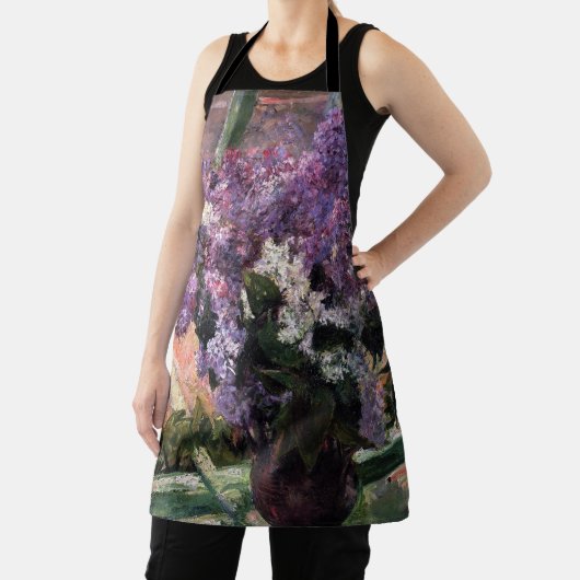 Mary Cassatt - Lilacs in einem Fenster Schürze (InSitu)