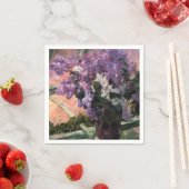 Mary Cassatt - Lilacs in einem Fenster Serviette (Beispiel)