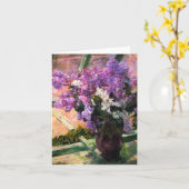 Mary Cassatt Lilacs Note Card Karte (Gelbe Blume)