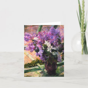 Mary Cassatt Lilacs Note Card Karte