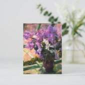 Mary Cassatt Lilacs Postcard Postkarte (Stehend Vorderseite)