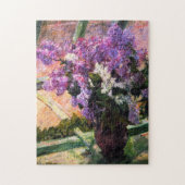 Mary Cassatt Lilacs Puzzle (Vertikal)