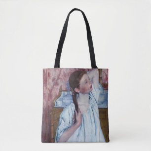 Mary Cassatt - Mädchen beim Frisieren Tasche