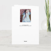 Mary Cassatt - Mädchen, die ihre Haare anordnen Karte (Rückseite)