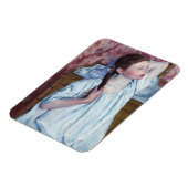 Mary Cassatt - Mädchen, die ihre Haare anordnen Magnet (Linke Seite)