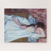 Mary Cassatt - Mädchen, die ihre Haare anordnen Puzzle (Horizontal)
