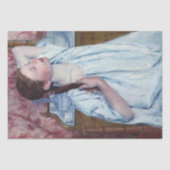 Mary Cassatt - Mädchen, die ihre Haare anordnen Seidenpapier (Vorderseite)