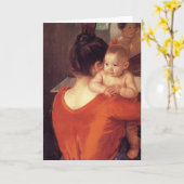 Mary Cassatt-Malen Karte (Gelbe Blume)