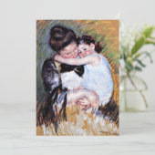 Mary Cassatt Malerei - Mutter und Kind Karte (Stehend Vorderseite)