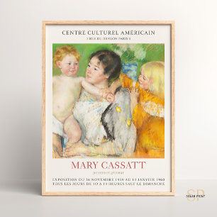 Mary Cassatt nach der Bath Art Print Poster