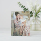 Mary Cassatt Painting Postkarte (Stehend Vorderseite)