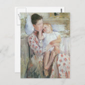 Mary Cassatt Painting Postkarte (Vorne/Hinten)