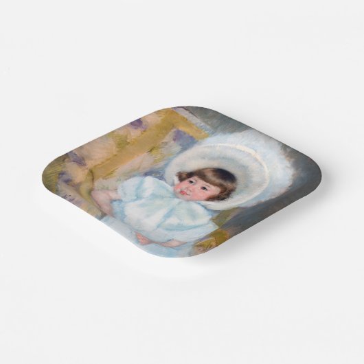 Mary Cassatt - Portrait Louise-Aurore Villeboeuf Pappteller (Gewinkelt)