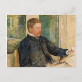 Mary Cassatt - Portrait von Alexander J. Cassatt Postkarte (Vorderseite)