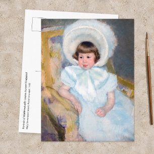 Mary Cassatt - Porträt Louise-Aurore Villeboeuf Postkarte