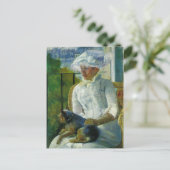 Mary Cassatt Postkarte (Stehend Vorderseite)